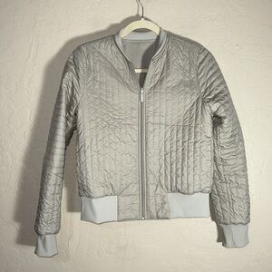 Lululemon Non-Stop Cotton Bomber Jacket reversible weather proof size 4
